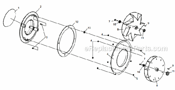 Intake_Guard_Assembly Diagram and Parts List for 9400-03-01 EX400 Subaru Little Wonder Leaf Blower / Vacuum